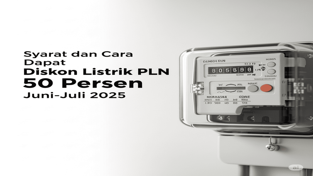 Cara Mendapatkan Potongan Tarif Listrik PLN 50 Persen Selama Juni–Juli 2025